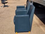 Genuine Leather Reception Armchairs – Pair of Black Modern Lounge Seats - Image 6