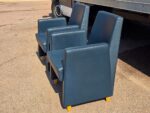 Genuine Leather Reception Armchairs – Pair of Black Modern Lounge Seats - Image 7