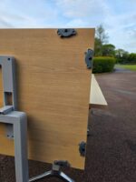 High Mobile Collaboration Tables with Lockable Castors, Set of 4  - 180cm x 70cm - Image 13