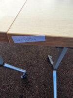 High Mobile Collaboration Tables with Lockable Castors, Set of 4  - 180cm x 70cm - Image 18