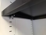 White Tambour Office Storage Cabinet | Lockable with Adjustable Shelves - 198cm - Image 8