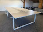 Modern Meeting / Boardroom Table | Integrated Power, Wireless Charging - 360cm - Image 5