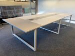 Modern Meeting / Boardroom Table | Integrated Power, Wireless Charging - 360cm - Image 6