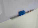 Nobo Magnetic Glass Whiteboard | Wall Mounted, Dry Erase with Aluminium Tray - Image 3