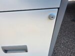 IKEA A4 Filing Cabinet | 4 Drawer Tall Grey and White Metal Lockable Storage - Image 6