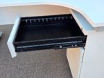 Right Hand Corner Desk with Mobile Pedestal | White L-Shaped Office Desk - 160cm - Image 10
