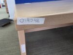 Right Hand Corner Desk with Cable Ports and Beech Effect Wave Top - 160cm Wide - Image 13