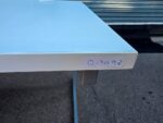 White Rectangular Office Desk with Slim Filing Pedestal and Cable Ports - 120cm - Image 14