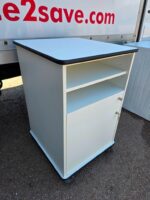 12U Server Rack Cabinet | Wooden Mobile Unit with Lockable Doors and Shelves - Image 2