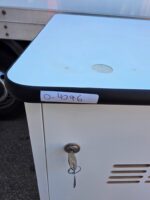 12U Server Rack Cabinet | Wooden Mobile Unit with Lockable Doors and Shelves - Image 20
