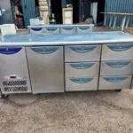 Williams Preparation Counter Fridge / Commercial Stainless Steel Unit - 189cm