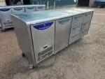 Williams Preparation Counter Fridge / Commercial Stainless Steel Unit - 189cm - Image 2