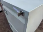 Silverline Office Filing Cabinet Lockable 2 Drawer Light Grey - A4 Foolscap - Image 12