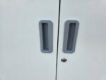 Senator Office Storage Cupboard | 2 Door Lockable Cabinet with Glass Top - 120cm - Image 4