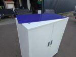 Senator Office Storage Cupboard | 2 Door Lockable Cabinet with Glass Top - 120cm - Image 14