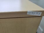 Beech Office Cupboard with Lockable Double Doors and Adjustable Shelf - 80cm - Image 7