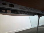 Office Oval Meeting Table | Boardroom Beech Effect Top with Grey Legs | 200cm - Image 8