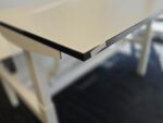 Electric Sit Stand Desk | 2 Person Back to Back White Workstation - 158cm - Image 12