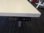 Sit Stand Bench Desk | 2 Person Electric Back-to-Back White Workstation - 140cm - Image 7