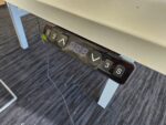 Sit Stand Bench Desk | 2 Person Electric Back-to-Back White Workstation - 140cm - Image 17