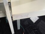 Sit Stand Bench Desk | 2 Person Electric Back-to-Back White Workstation - 140cm - Image 22