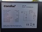 Comfee Drinks Fridge Cooler with Reversible Glass Door | 93L Volume - Black - Image 3