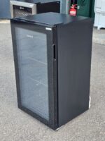 Comfee Drinks Fridge Cooler with Reversible Glass Door | 93L Volume - Black - Image 4
