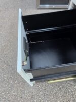 A4 Metal Filing Cabinet - 2 Drawer White Lockable Office Storage - 67cm - Image 6