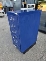Bisley MultiDrawer A4 Cabinet | Blue Steel Modern Office Storage - 67cm - Image 2