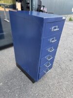 Bisley MultiDrawer A4 Cabinet | Blue Steel Modern Office Storage - 67cm - Image 3