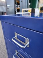 Bisley MultiDrawer A4 Cabinet | Blue Steel Modern Office Storage - 67cm - Image 7