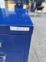Bisley MultiDrawer A4 Cabinet | Blue Steel Modern Office Storage - 67cm - Image 9