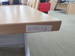Left Hand Adjustable Desk with Wave Beech Top and 3 Drawer Pedestal - 160cm - Image 20