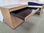 A0 Office Plan Chest | 9 Drawer Beech Effect Flat File Modular Cabinet - 130cm - Image 4