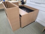 A0 Office Plan Chest | 9 Drawer Beech Effect Flat File Modular Cabinet - 130cm - Image 8