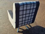 Adrenalina Gulp Scottish Armchair, Chrome Swivel Base Premium - Grey Fabric - Image 5