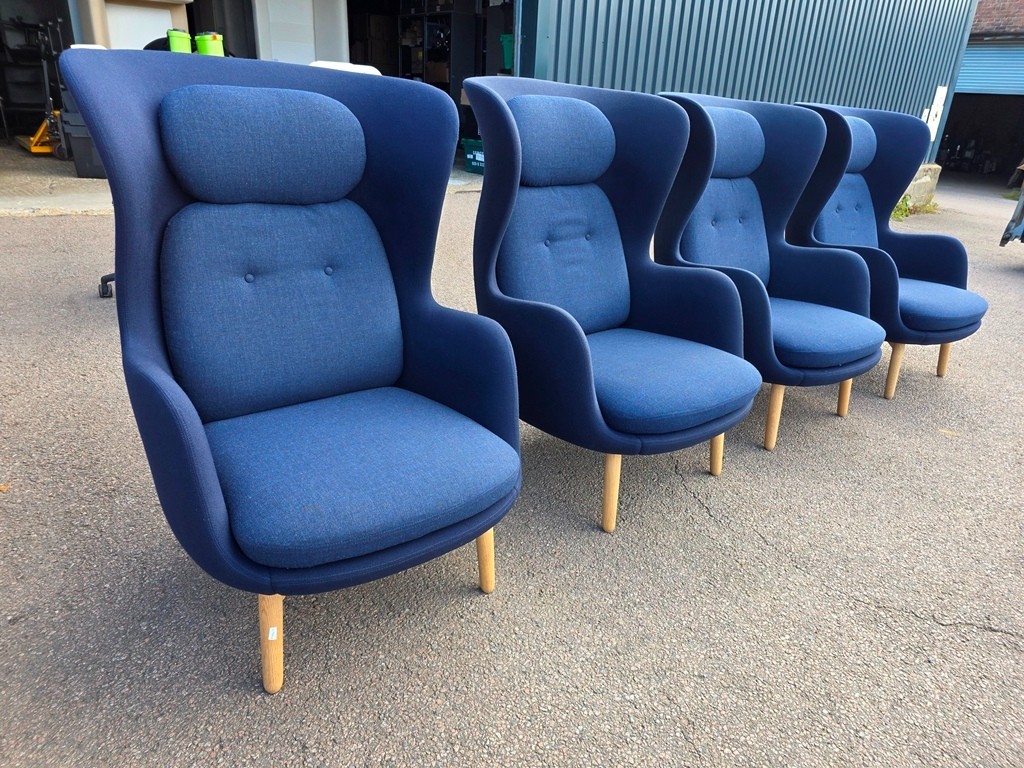 Used reception furniture leading into a client meeting space