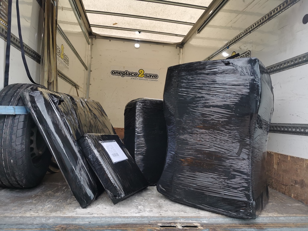 Used commercial chairs, desks, tables and storage selected for an office fit-out