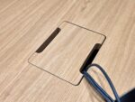 Round Oak Meeting Table – Pedestal Base with Integrated Power and USB - 120cm - Image 14