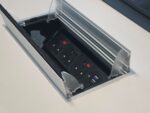 240cm Rectangular Meeting Table - Boardroom Conference Table with Power and USB - Image 12