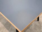 6 Person Meeting Table - Matt Navy Blue Boardroom Table with Power - 180cm - Image 4