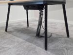 6 Person Meeting Table - Matt Navy Blue Boardroom Table with Power - 180cm - Image 5
