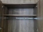 6x Storage Cabinet Set - Grey Wood Effect Cupboards - 604W × 223H × 50D cm - Image 9