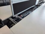 Steelcase White Bench Desk -  Person Workstation with Double Wave Top - 160cm - Image 7