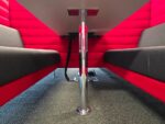 Vitra Alcove Cabin Booth - 4 Person Red Privacy Pod with White Power Table - Image 20