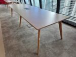 10 Person Meeting Table with Vitra HAL Meeting Chairs - 320cm Top With Power - Image 4
