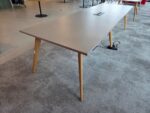 10 Person Meeting Table with Vitra HAL Meeting Chairs - 320cm Top With Power - Image 6
