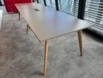 10 Person Meeting Table with Vitra HAL Meeting Chairs - 320cm Top With Power - Image 7